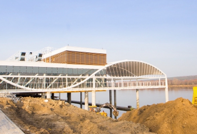 Budowa przystani wodnej na rzece Wiśle we Włocławku
